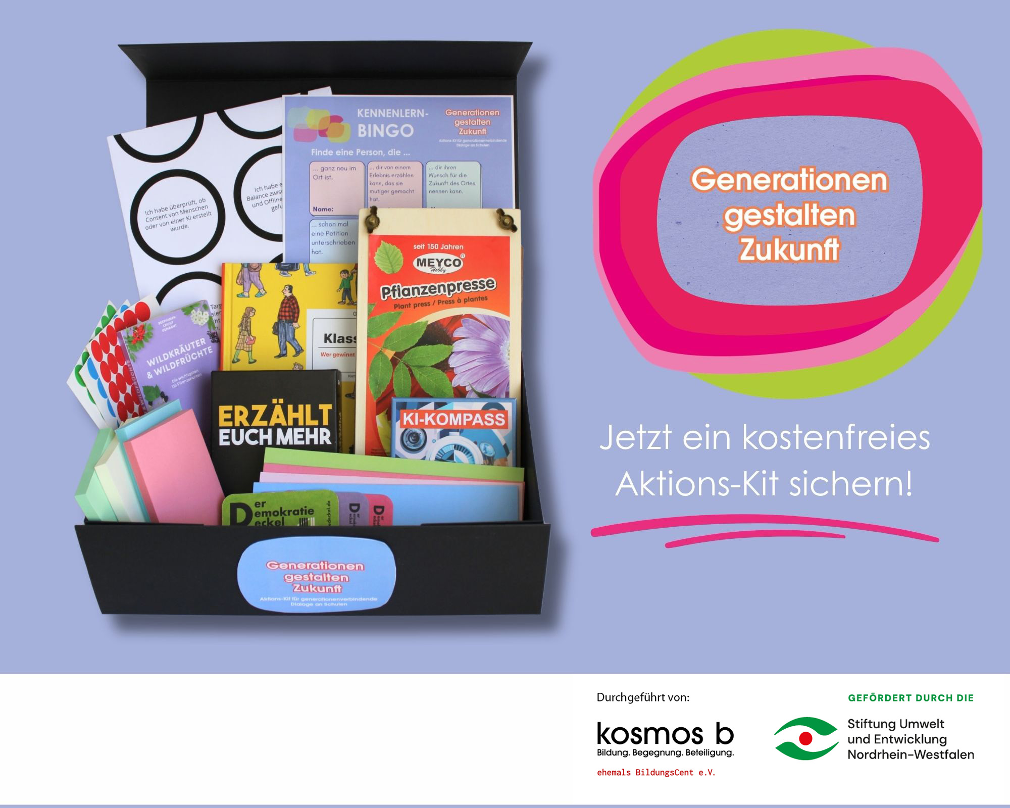 Generationen gestalten Zukunft: Jetzt kostenfreies Aktions-Kit sichern